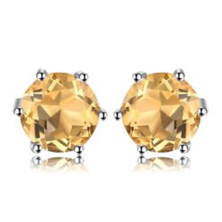 yellow stone earrings 233-01